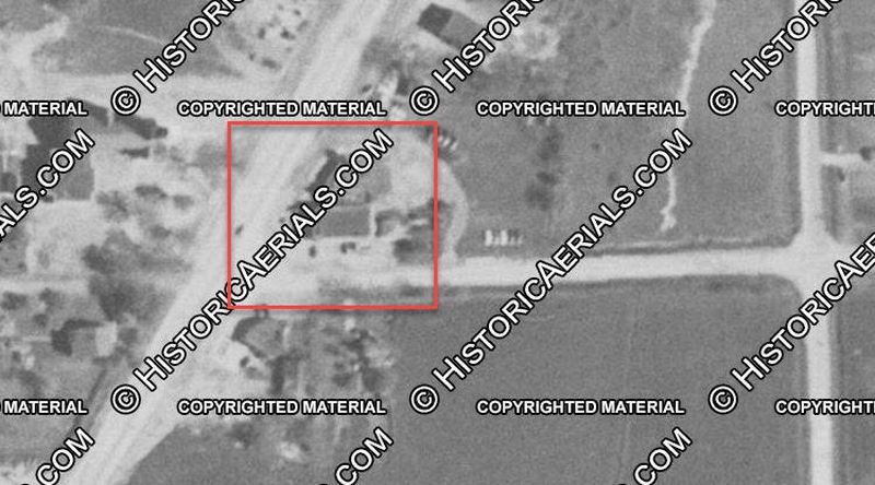 Eberhardts Schwarzwald Inn - 1951 Aerial (newer photo)